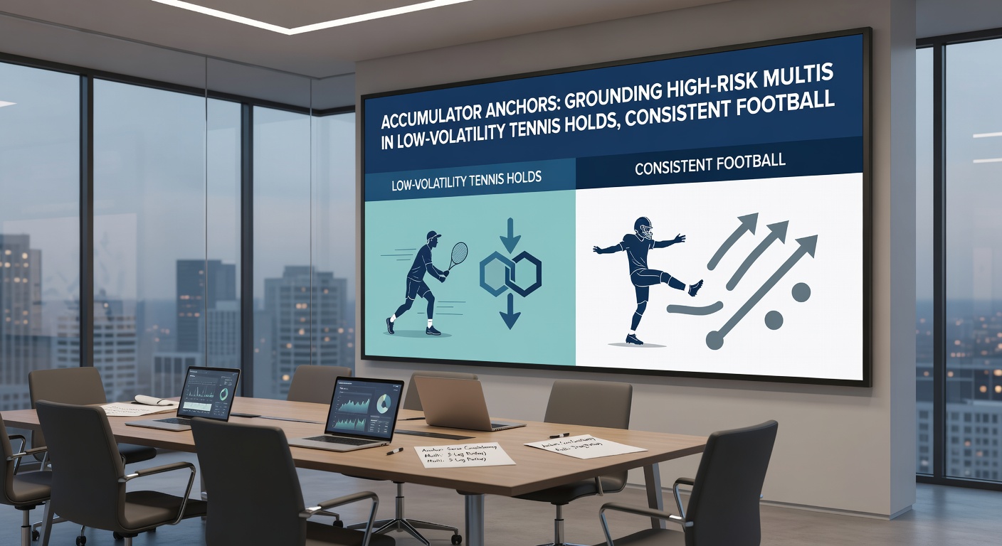 Football team celebrating a clean sheet, overlaid with a staying horse powering home and a tennis serve hold visualization