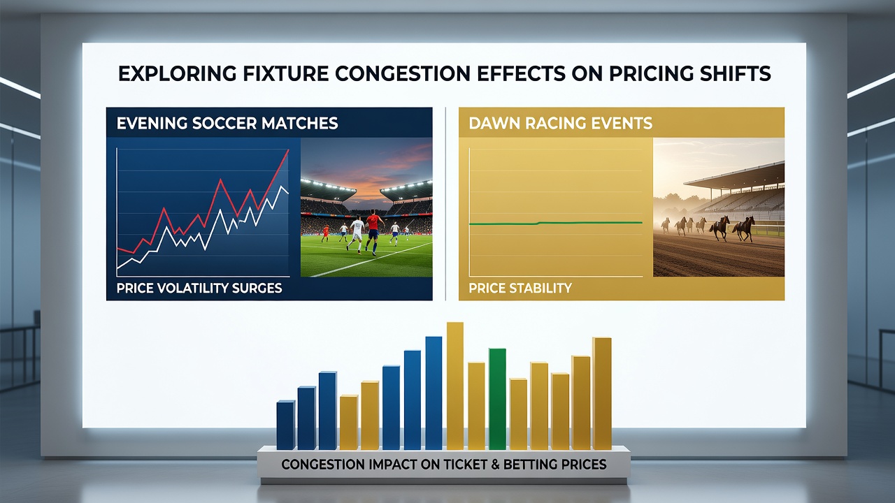 Bookmaker odds board updating for evening soccer and early morning racing events side by side