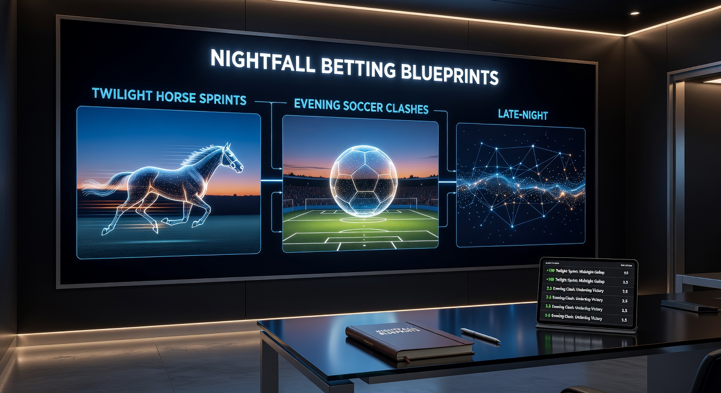 Late-night tennis rally with players locked in a baseline exchange under bright stadium lights