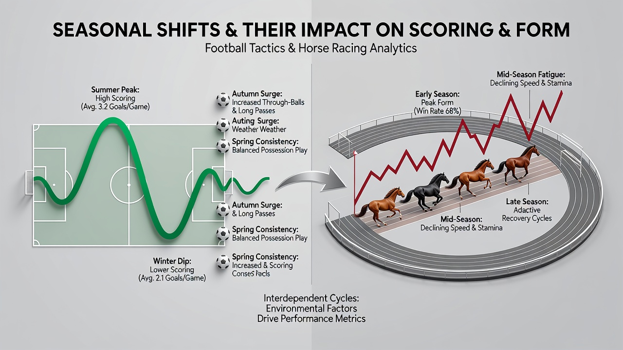 Horse racing track showing seasonal ground variations and form analysis charts