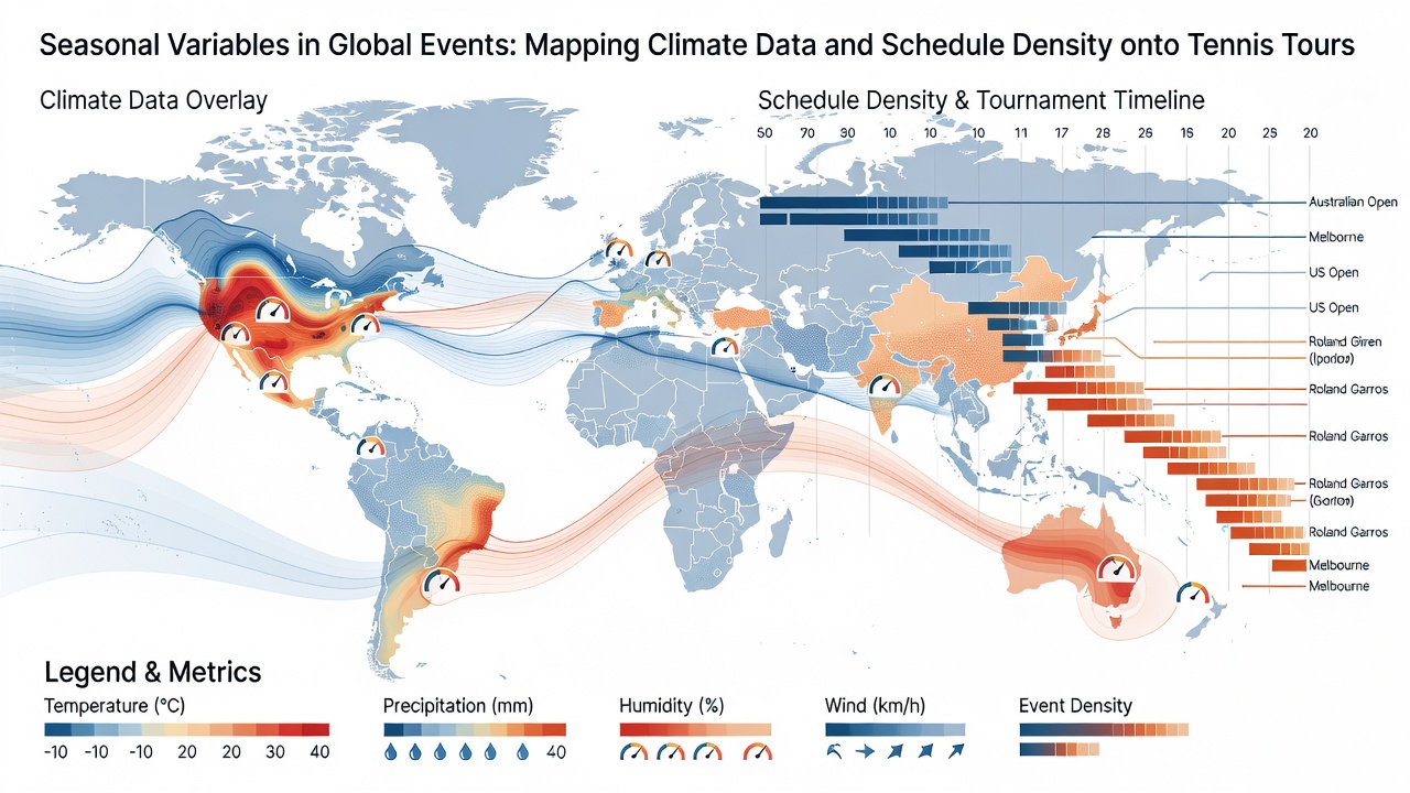 Thoroughbred racing track conditions mapped against seasonal climate overlays for July events