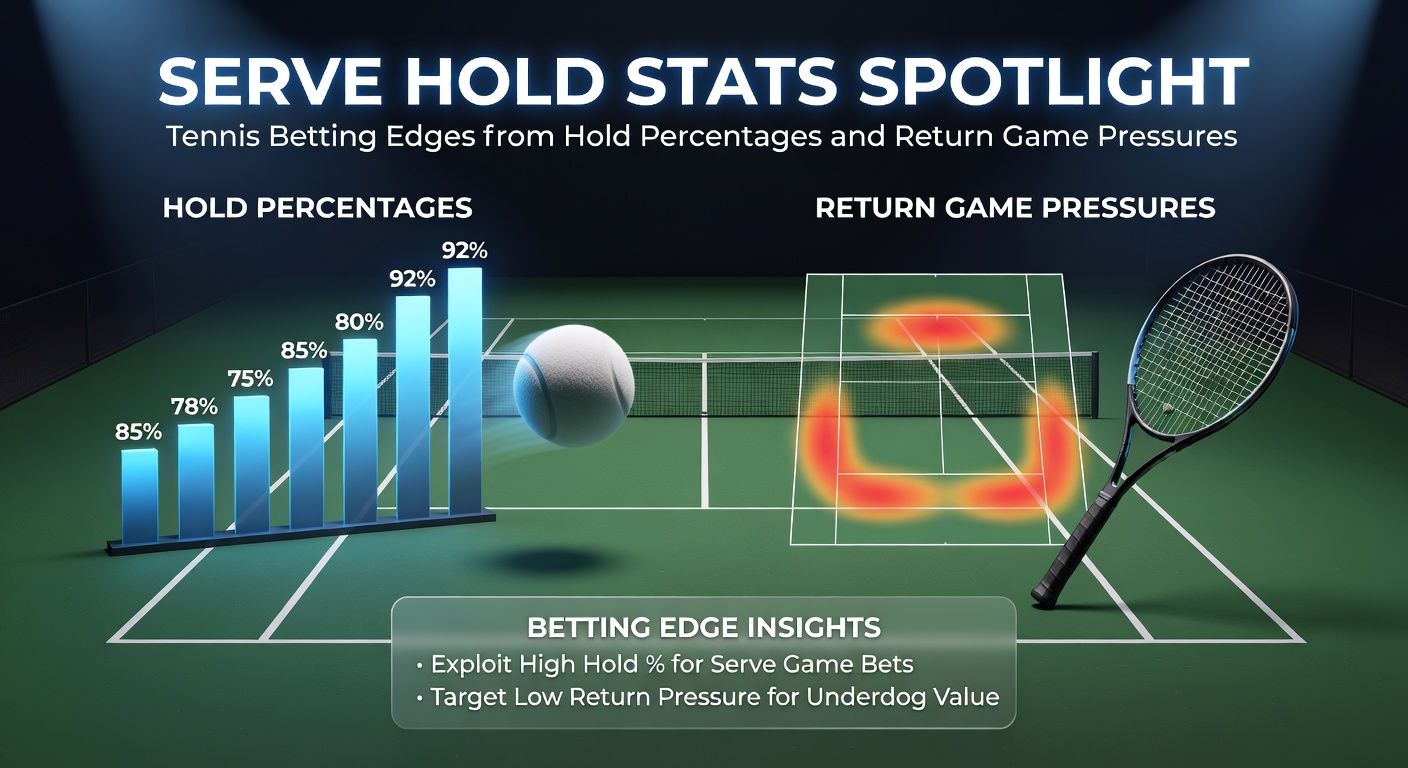 Professional tennis player delivering a powerful serve on clay court, highlighting serve hold dynamics in high-stakes matches